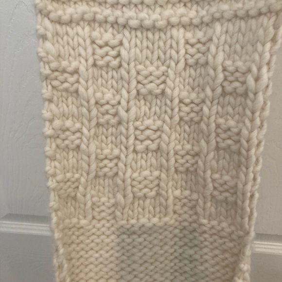 Shit that I knit Trowbridge Scarf White Lie Cream - Picture 7 of 12